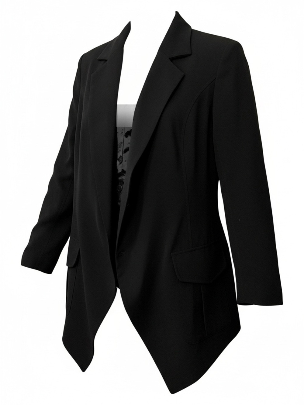 Classic Black Women's Blazer Jacket